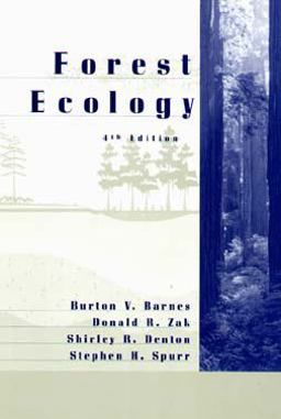 Forest Ecology 4th 9780471308225 Front Cover