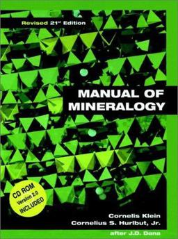 Manual of Mineralogy (After James D. Dana) 21st 9780471312666 Front Cover
