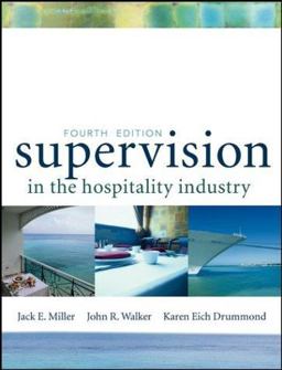 Supervision in the Hospitality Industry