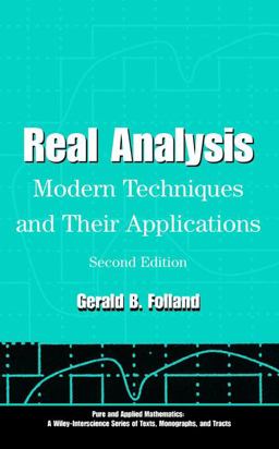 Real Analysis Modern Techniques and Their Applications 2nd 9780471317166 Front Cover