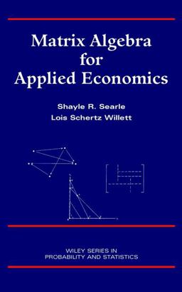 Matrix Algebra for Applied Economics Matrix Algebra for Applied Economics