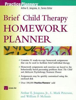 Child Psychotherapy Homework Planner