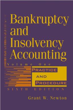 Bankruptcy and Insolvency Accounting Practice and Procedure 6th 9780471331438 Front Cover
