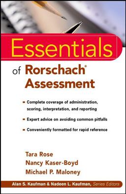 Essentials of Rorschach Assessment  9780471331469 Front Cover