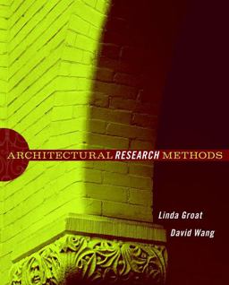Architectural Research Methods  9780471333654 Front Cover