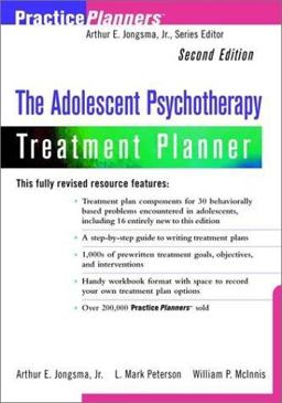 The Adolescent Psychotherapy Treatment Planner