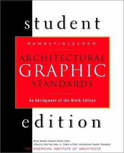 Architectural Graphic Standards 9th 9780471348177 Front Cover