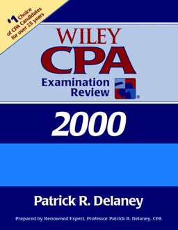 Wiley CPA Examination Review 2000