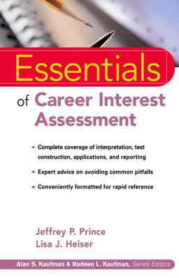 Essentials of Career Interest Assessment  9780471353652 Front Cover