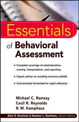Essentials of Behavioral Assessment  9780471353676 Front Cover