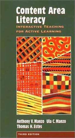 Content Area Literacy Strategic Teaching for Strategic Learning 3rd 9780471365617 Front Cover