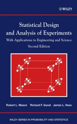 Statistical Design and Analysis of Experiments With Applications to Engineering and Science 2nd 9780471372165 Front Cover