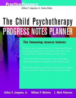 The Child Psychotherapy Progress Notes Planner