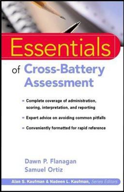 Essentials of Cross-Battery Assessment  9780471382645 Front Cover