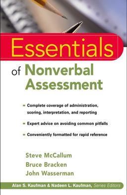 Essentials of Nonverbal Assessment  9780471383185 Front Cover