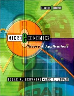 Microeconomic Theory and Applications 7th 9780471389163 Front Cover