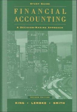 Financial Accounting, Study Guide Financial Accounting, Study Guide