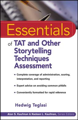 Essentials of TAT and Other Storytelling Techniques Assessment  9780471394693 Front Cover