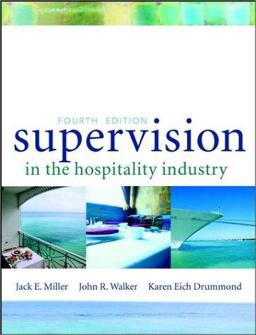 Supervision in the Hospitality Industry 4th 9780471396895 Front Cover