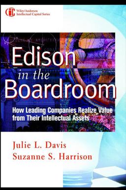 Edison in the Boardroom How Leading Companies Realize Value from Their Intellectual Assets  9780471397366 Front Cover