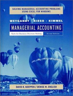 Managerial Accounting, Solving Managerial Accounting Problems Using Excel
