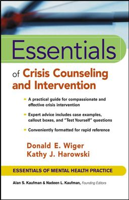 Essentials of Crisis Counseling and Intervention  9780471417552 Front Cover