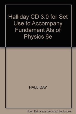 Halliday Cd 3.0 for Set Use to Accompany Fundamentals of Physics