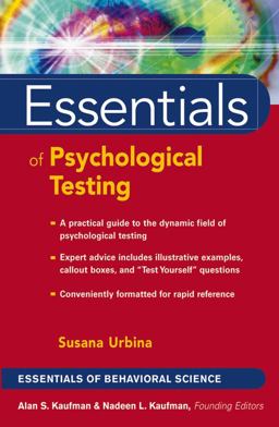 Essentials of Psychological Testing  9780471419785 Front Cover