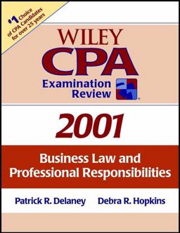 Wiley CPA Examination Review 2001