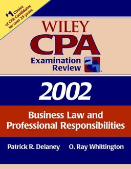Wiley CPA Examination Review 2002