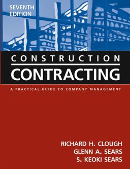 Construction Contracting A Practical Guide to Company Management 7th 9780471449881 Front Cover