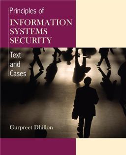 Principles of Information Systems Security Texts and Cases  9780471450566 Front Cover