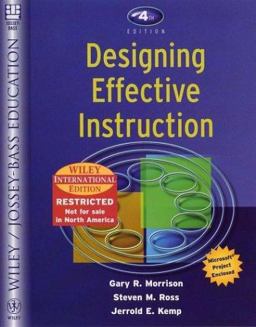 Wie Designing Effective Instruction, International Edition Wie Designing Effective Instruction, International Edition