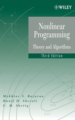 Nonlinear Programming Theory and Algorithms 3rd 9780471486008 Front Cover