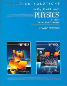 Physics, Solutions Manual