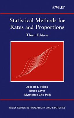 Statistical Methods for Rates and Proportions 3rd 9780471526292 Front Cover