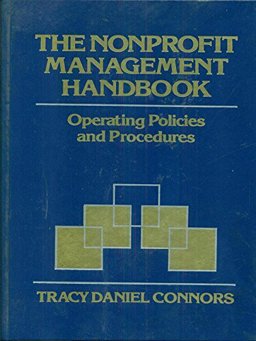 Nonprofit Management Handbook Operating Policies and Procedures  9780471537021 Front Cover