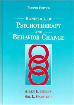 Handbook of Psychotherapy and Behavior Change 4th 9780471545132 Front Cover