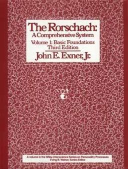 Rorschach - A Comprehensive System Basic Foundations 3rd 9780471559023 Front Cover