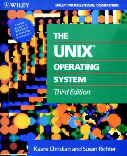 UNIXï¿½Operating System 3rd 9780471586845 Front Cover