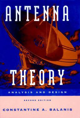 Antenna Theory Analysis and Design 2nd 9780471592686 Front Cover