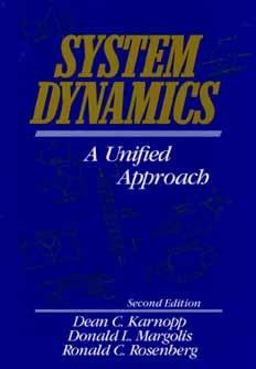 System Dynamics A Unified Approach 2nd 9780471621713 Front Cover