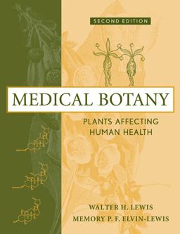 Medical Botany Plants Affecting Human Health 2nd 9780471628828 Front Cover