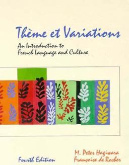 Theme et Variations An Introduction to French Language and Culture 4th 9780471631330 Front Cover