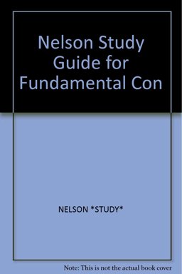 Study Guide for Fundamental Concepts in Biology 3R d Edition