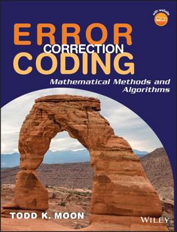 Error Correction Coding Mathematical Methods and Algorithms  9780471648000 Front Cover
