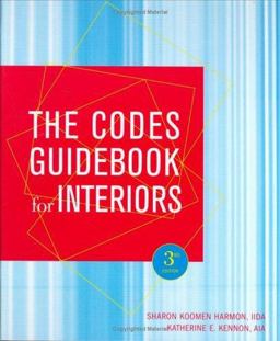 Codes Guidebook for Interiors 3rd 9780471648642 Front Cover