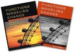 Functions Modeling Change, Textbook and Student Solutions
