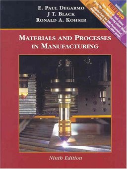 Materials and Processing Manufacturing Update 9th 9780471656777 Front Cover