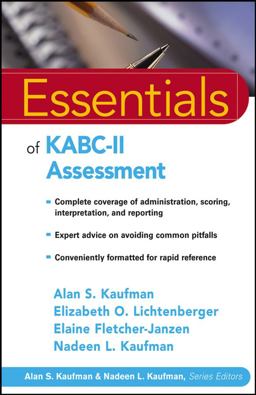 Essentials of KABC-II Assessment  9780471667339 Front Cover